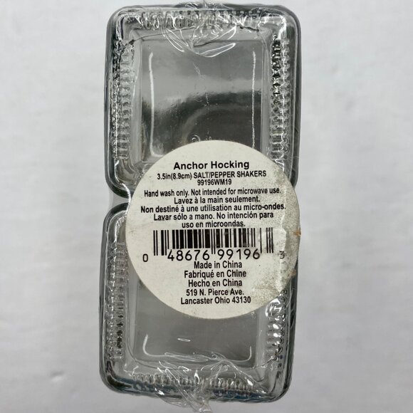 Anchor Hocking Glass Salt & Pepper Shakers Set - Picture 5 of 5